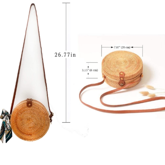 🔥 Bestseller Boho Wicker Handbag 🔥 - Picture 3 of 7